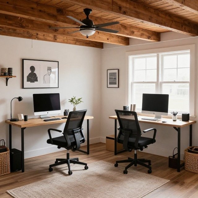 We Spent $10,276.47 Turning Our Basement Into an Office and Playroom