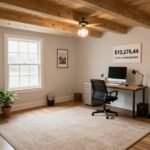 We Spent $10,276.47 Turning Our Basement Into an Office and Playroom