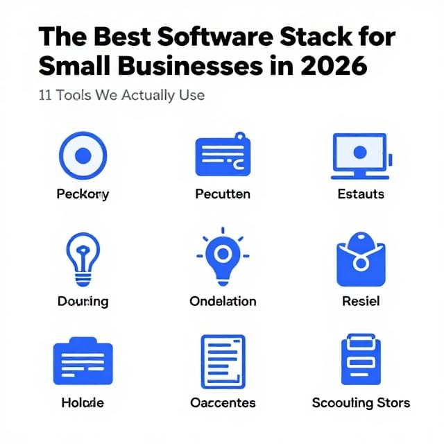 The Best Software Stack for Small Businesses in 2026: 11 Tools We Actually Use